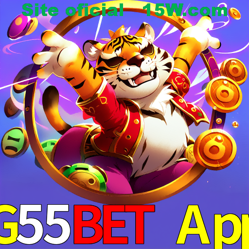 Imagem promocional da G55Bet App mostrando a plataforma e suas vantagens